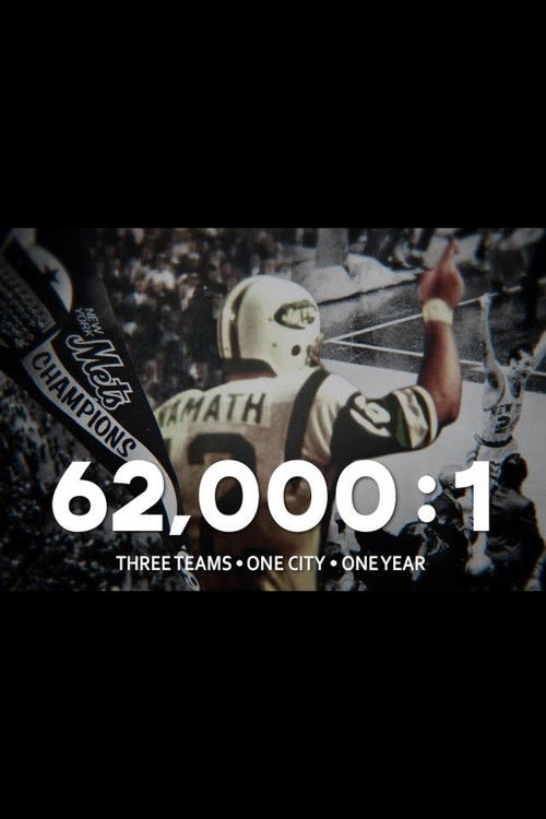 62,000:1 Three Teams One City One Year (2019) poster