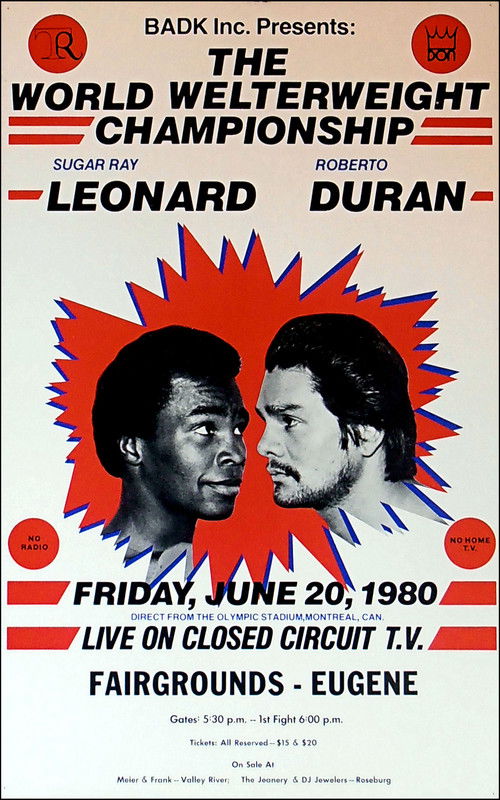 Sugar Ray Leonard vs. Roberto Duran (1980) poster