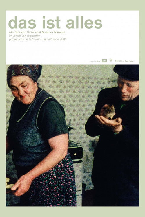 Das ist alles (2001) poster