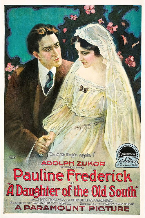A Daughter of the Old South (1918) poster
