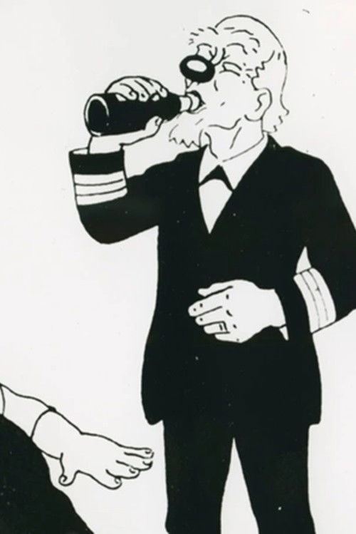 Kapten Grogg och fru (1918) poster