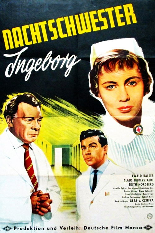 Nachtschwester Ingeborg (1958) poster
