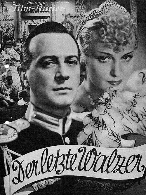 Der letzte Walzer (1934) poster