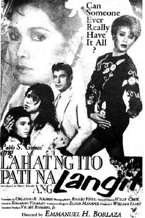 Ang Lahat Ng Ito Pati Na Ang Langit (1989) poster