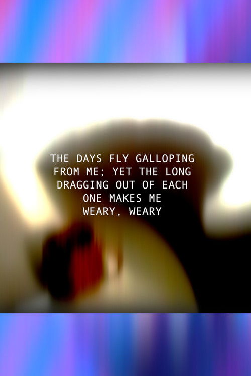 THE DAYS FLY GALLOPING FROM ME; YET THE LONG DRAGGING OUT OF EACH ONE MAKES ME WEARY, WEARY (2024) poster