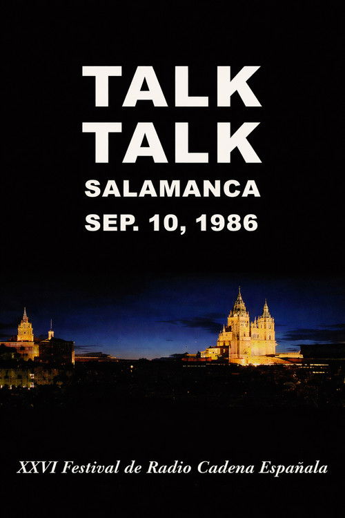 Talk Talk - Live in Salamanca, Spain 1986 (1986) poster