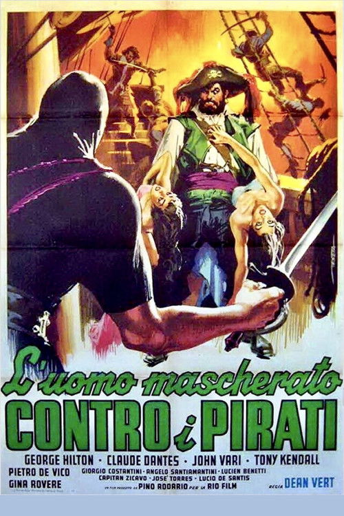 L'uomo mascherato contro i pirati (1964) poster