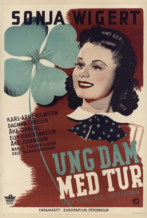 Ung dam med tur (1941) poster