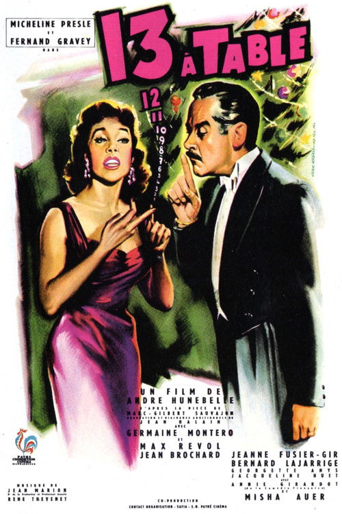 Thirteen at the Table (1955) poster