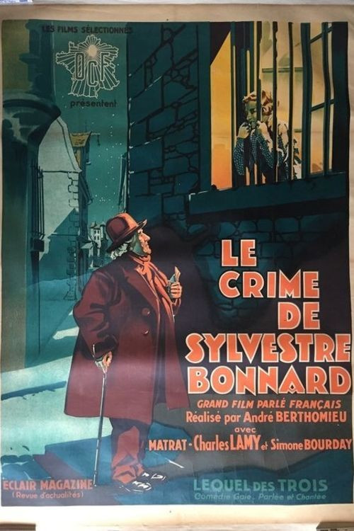 The crime of Sylvestre Bonnard (1929) poster