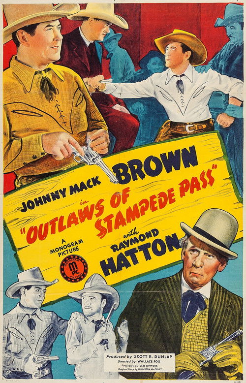 Outlaws of Stampede Pass (1943) poster