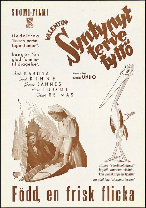 Syntynyt terve tyttö (1943) poster