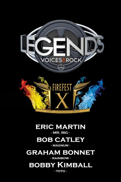 Legends of Rock: Live at Firefest X (2013) poster