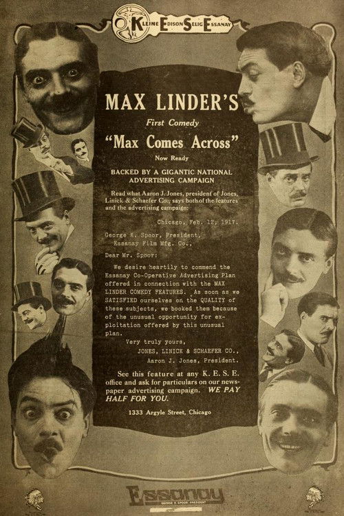 Max Comes Across (1917) poster