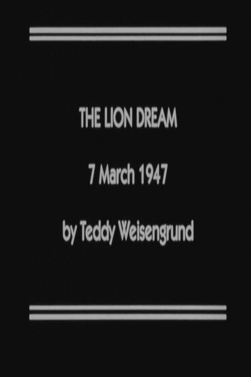 The Lion Dream (2009) poster