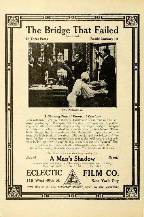 The Bridge That Failed (1914) poster