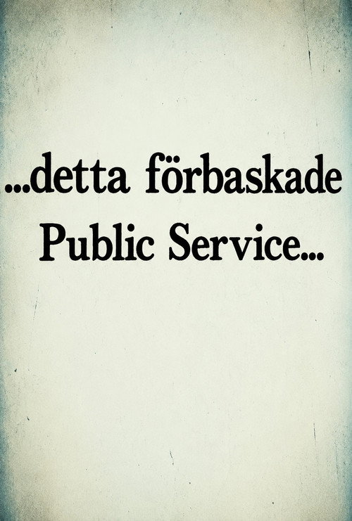 ...detta förbaskade Public Service (2008) poster