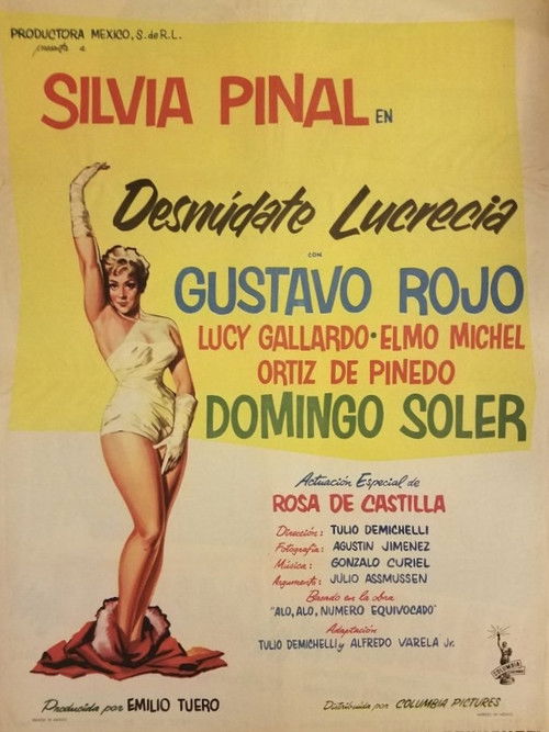 Desnúdate, Lucrecia (1958) poster