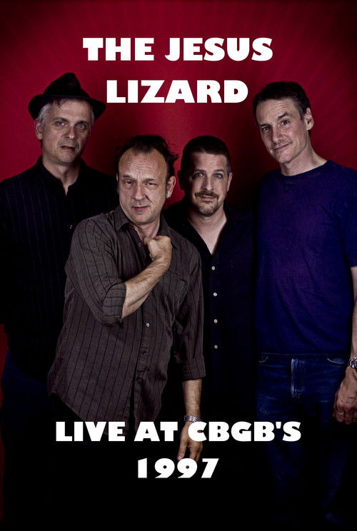The Jesus Lizard Live at CBGB's (1997) poster