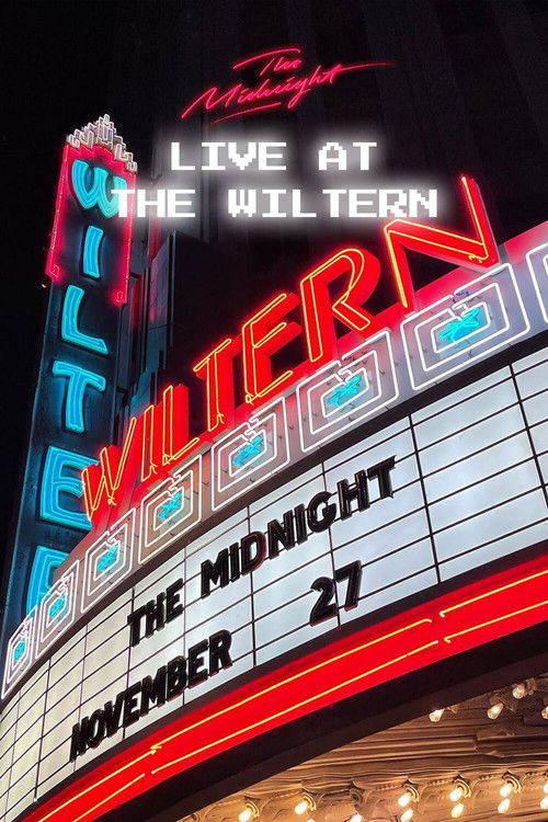 The Midnight - Live at the Wiltern (2021) poster