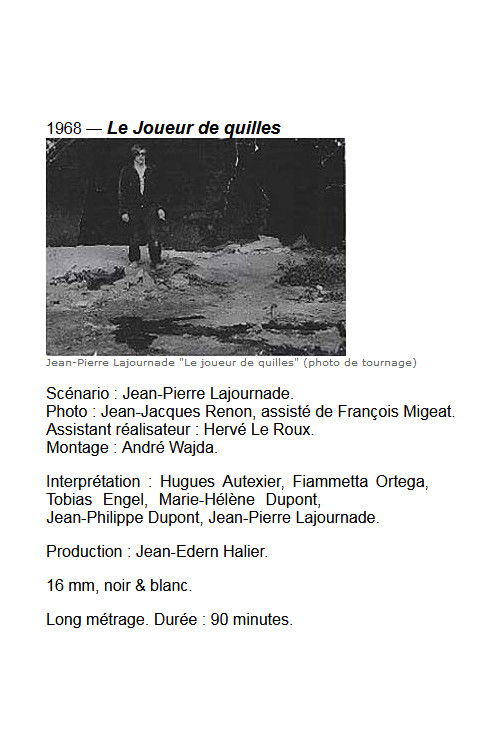 Le joueur de quilles (1968) poster