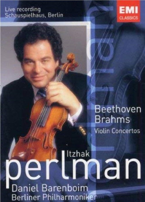 Beethoven/Brahms - Violin Concertos (Perlman, Barenboim) (1992) poster