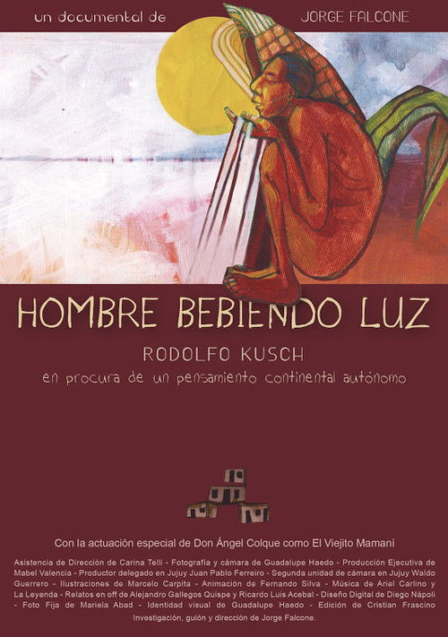 Hombre bebiendo luz (2012) poster