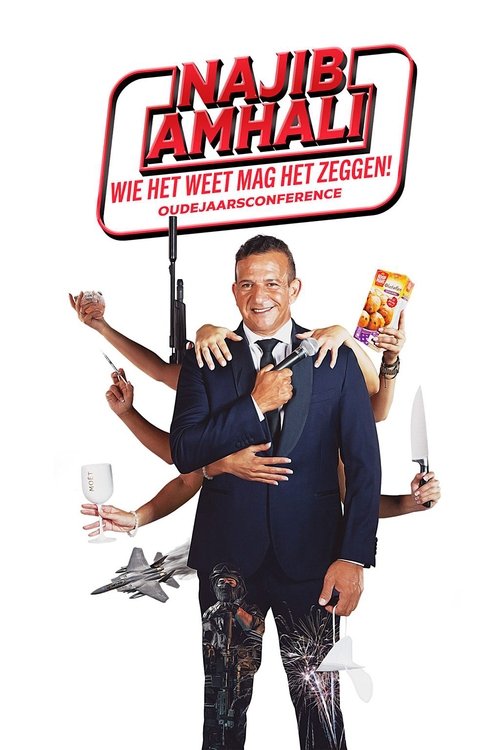 Najib Amhali: Wie het weet mag het zeggen! (2021) poster