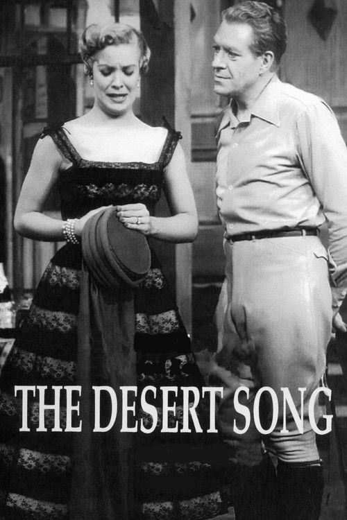 The Desert Song (1955) poster