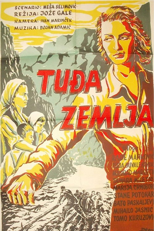 Tuđa zemlja (1957) poster