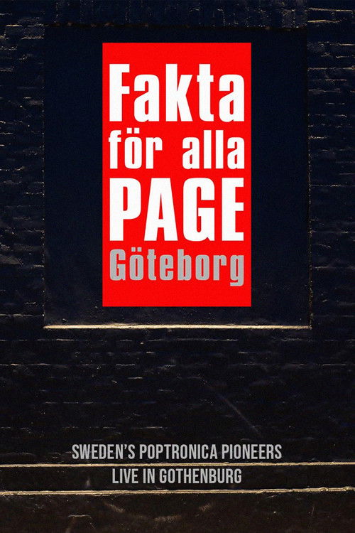 Page – Fakta För Alla Göteborg (2021) poster