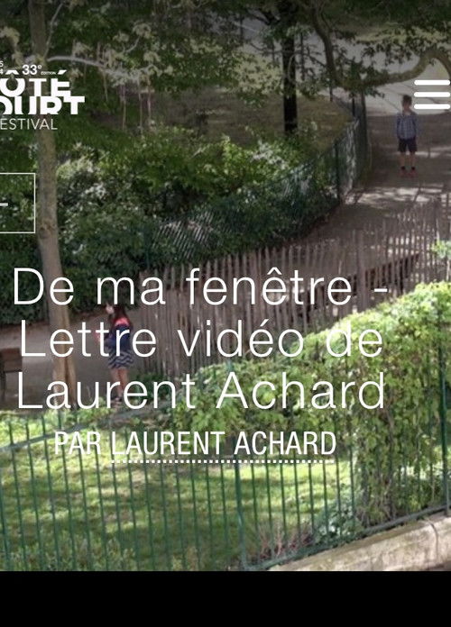 De ma fenêtre (2021) poster