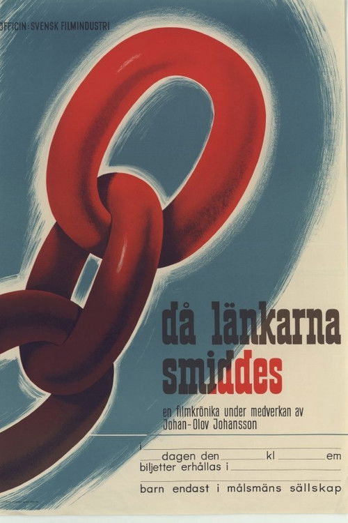 Då länkarna smiddes (1939) poster