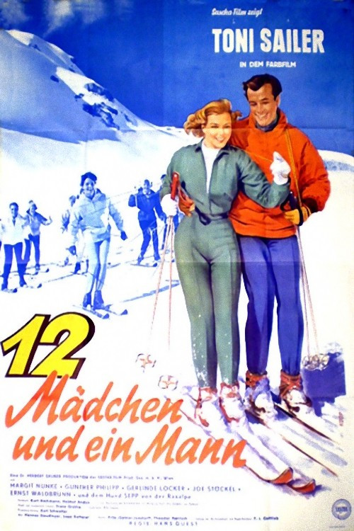 Zwölf Mädchen und ein Mann (1959) poster