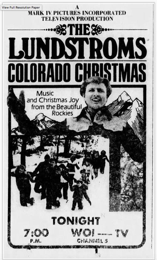 The Lundstroms: Colorado Christmas (1978) poster