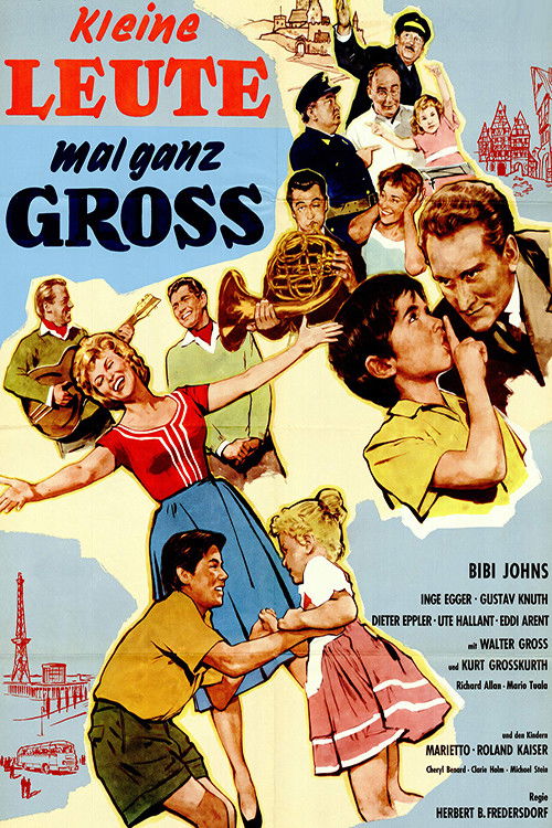 Kleine Leute mal ganz groß (1958) poster