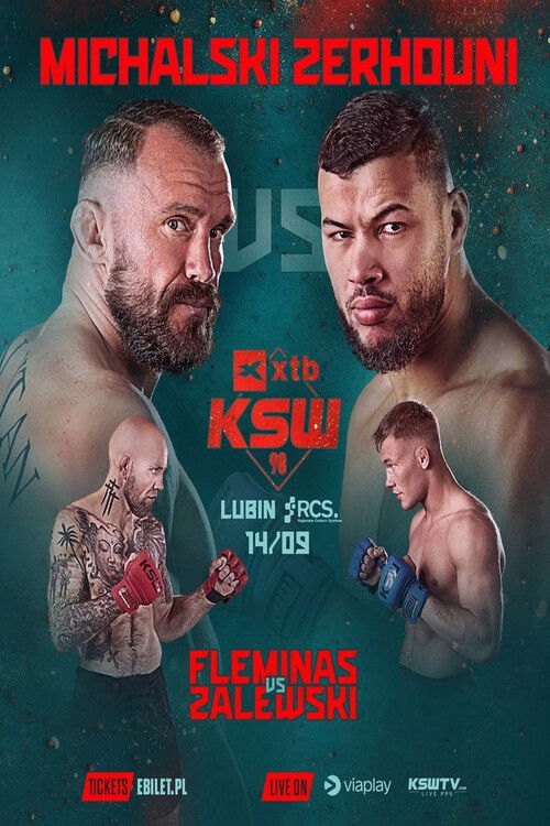 KSW 98: Paczuski vs. Zerhouni (2024) poster
