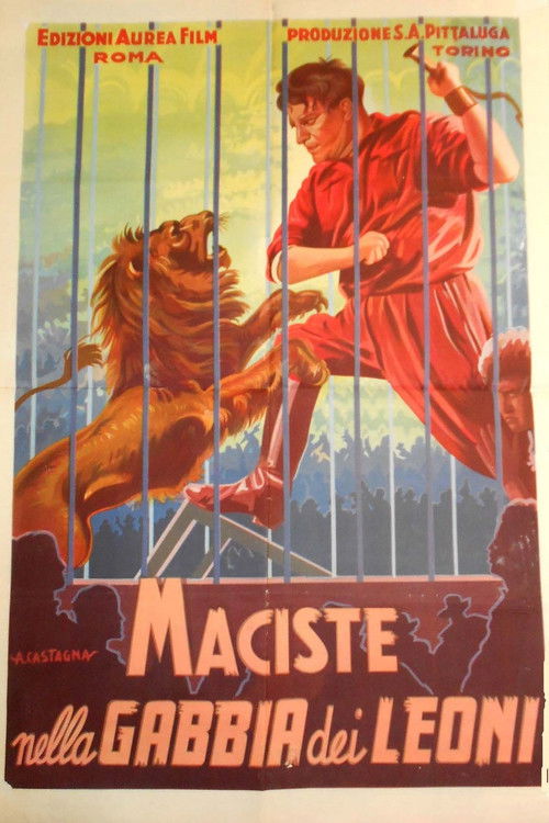 Maciste nella gabbia dei leoni (1926) poster