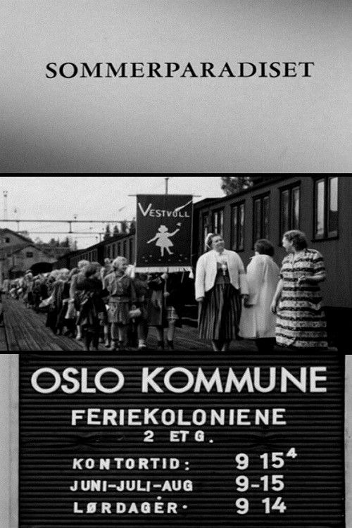 Oslofilm: Sommerparadiset (1954) poster