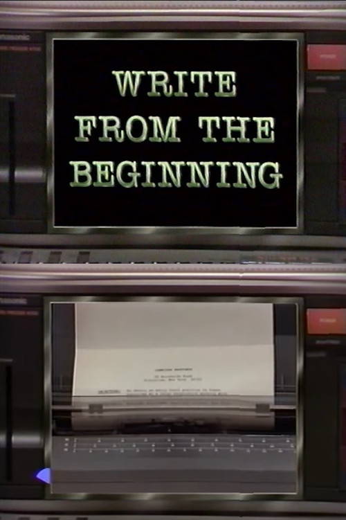 Write From the Beginning (1987) poster