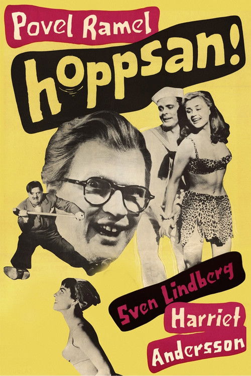 Hoppsan! (1955) poster