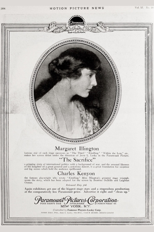 The Sacrifice (1917) poster