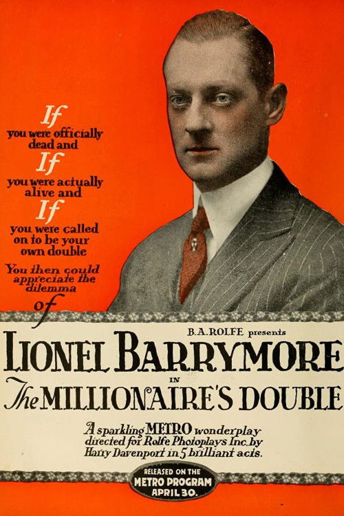 The Millionaire's Double (1917) poster
