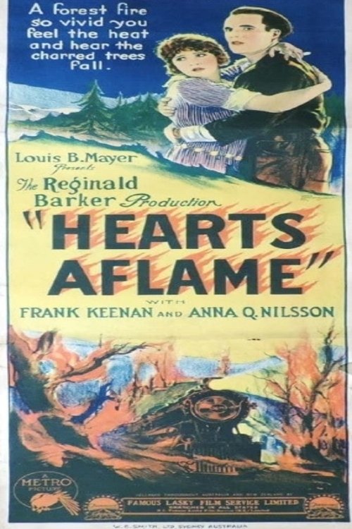 Hearts Aflame (1923) poster