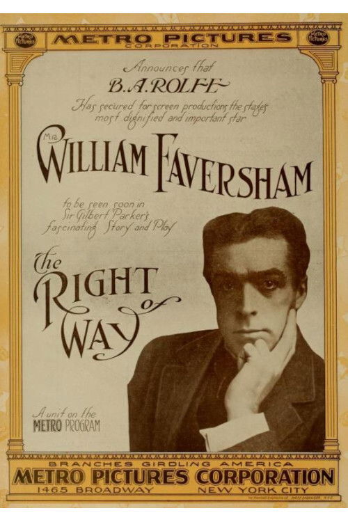 The Right of Way (1915) poster