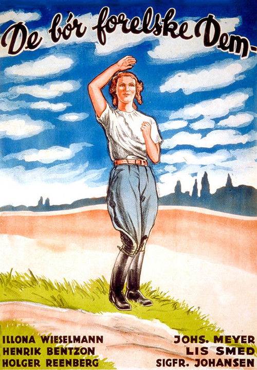 De bør forelske Dem (1935) poster
