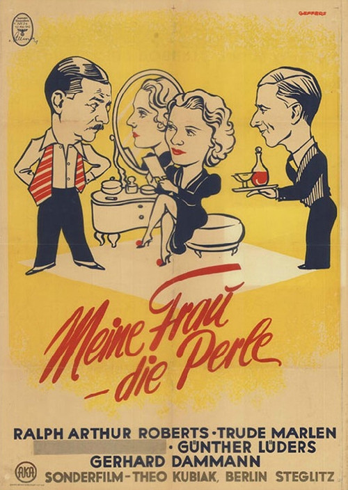 Meine Frau, die Perle (1937) poster