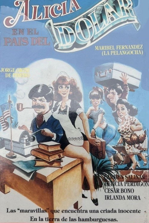 Alicia en el pais del dolar (1988) poster