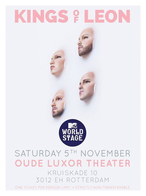 Kings of Leon Rotterdam poster
