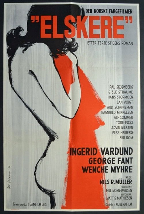Elskere (1963) poster